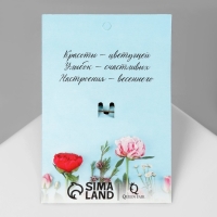 Брошь &laquo;Танцоры&raquo; пара, цвет красно-чёрный в золоте