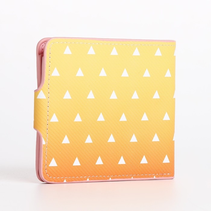 Кошелёк на кнопке, цвет жёлтый/оранжевый