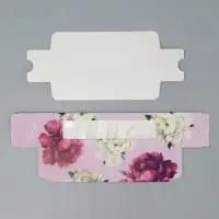 Коробка для макарун, кондитерская упаковка &laquo;Тебе с любовью&raquo;, пионы, 5.5 х 18 х 5.5 см