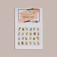 Слайдеры для ногтей &laquo;Яркая природа&raquo;, разноцветные