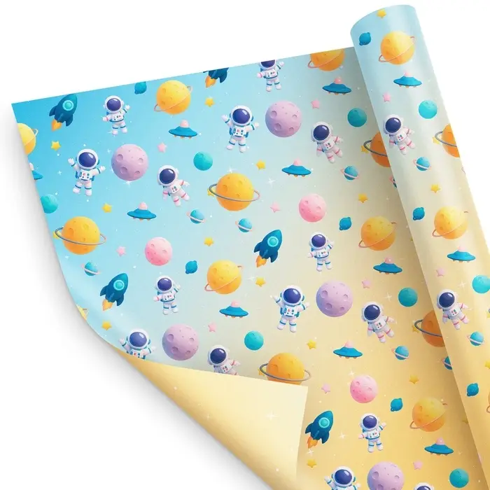 Бумага глянцевая двухсторонняя &laquo;Космос&raquo;, 50 &times; 70 см