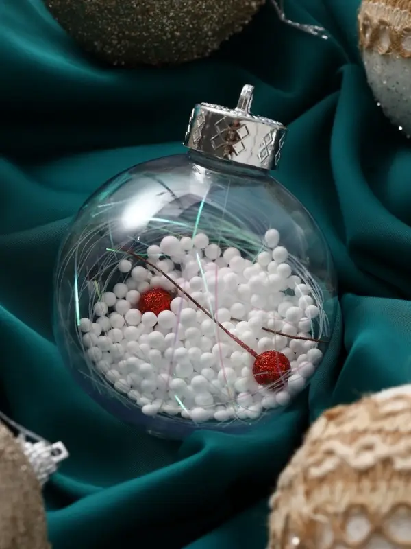 Набор шаров пластик d-8 см, 9 шт "Орсон" люкс