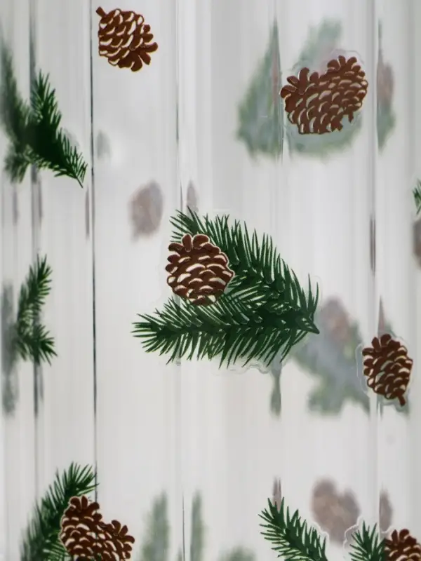 Кружка стеклянная &laquo;Шишки&raquo;, 350 мл