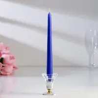 Свечи античные, 2,3х 24,5 см, 5 ч, 55 г, разноцветные