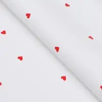 Плёнка в листах для цветов и декора, &laquo;Сердечки&raquo;, 58&times;58&plusmn;5% см