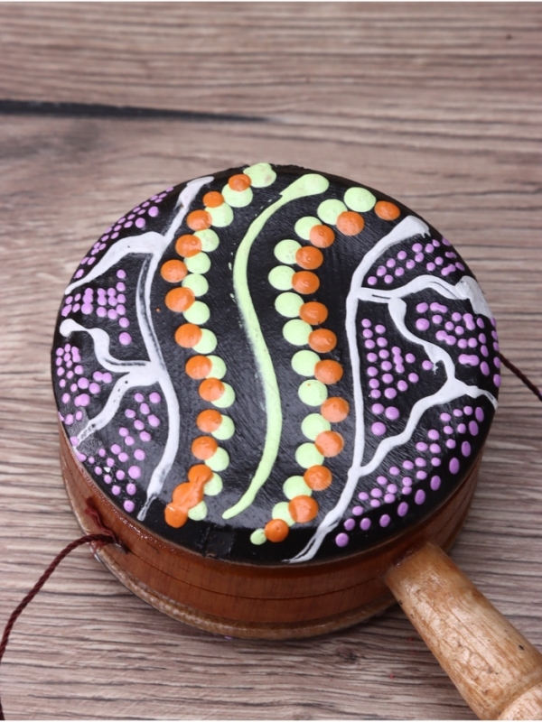 Сувенирный музыкальный инструмент "Клон Тонг" махагон, 6,5х6,5х22 см   МИКС