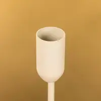 Подсвечник на 1 свечу текстурный "Фисташковый" 8х8х15,5 см