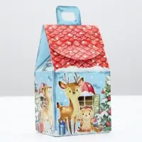 Подарочная коробка "Акварельная серия. Домик малый", 9.1&times;7&times;15.7 см