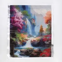 Алмазная вышивка полное заполнение "Краски природы", на холсте 40*50 см