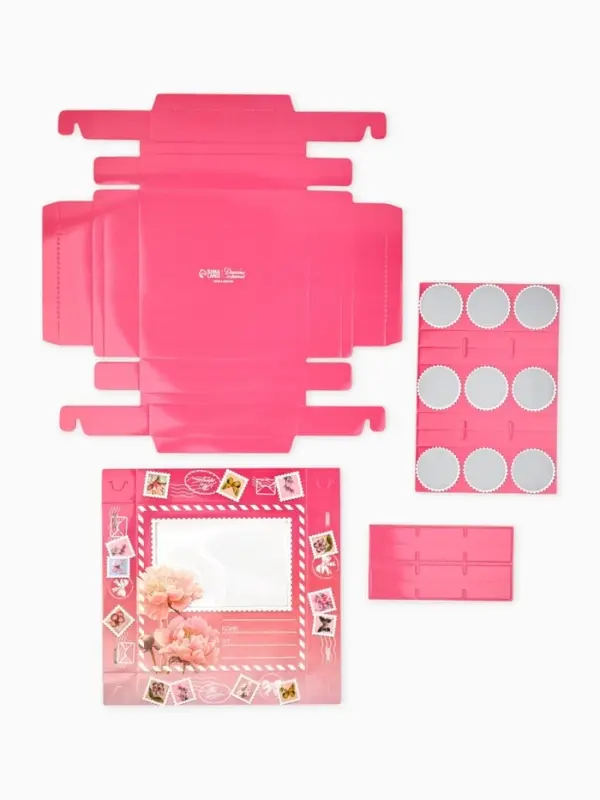 Коробка под 9 конфет со скретч-слоем &laquo;Послание&raquo;, 14.5 х 14.5 х 3.5 см