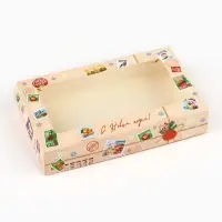 Коробка складная &laquo;Новогодняя почта&raquo;, 20 х 12 х 4 см