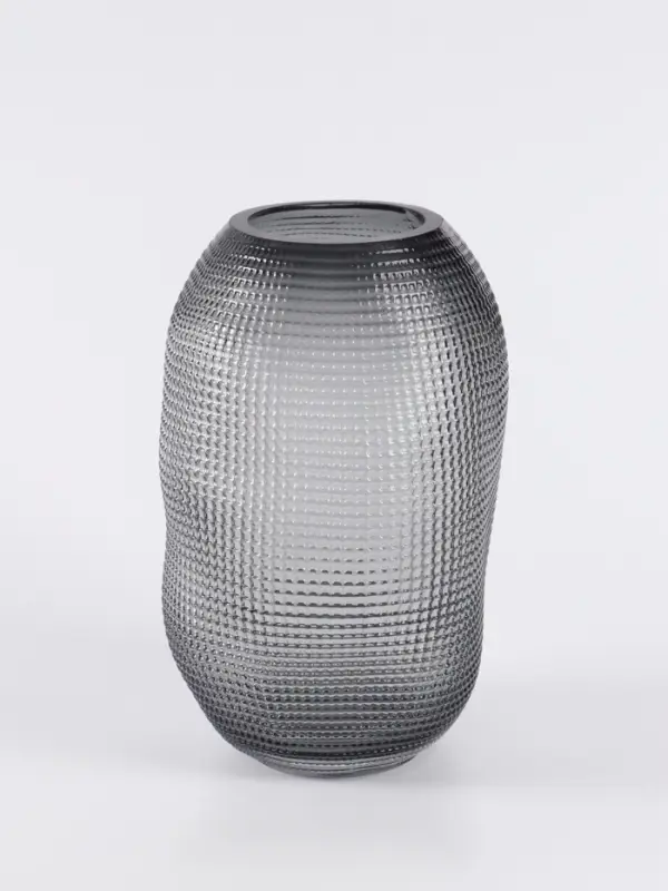 Ваза &laquo;Аллесио&raquo;, 25&times;16 см, стекло, чёрная