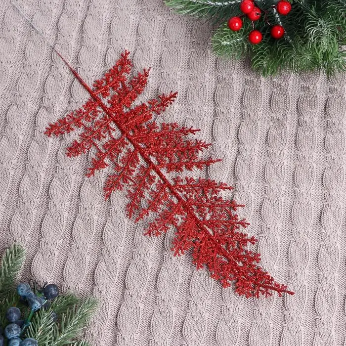 Декор блеск &laquo;Папоротник&raquo;, 14&times;32 см, МИКС