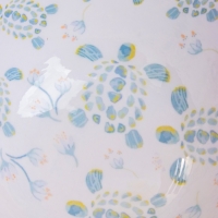 Салатник "Черепаха и цветы" дерево манго 25х25х10 см