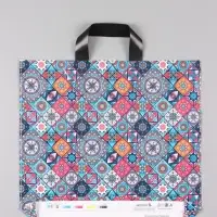 Пакет "Калейдоскоп", полиэтиленовый с петлевой ручкой, 38 х 34 + 3 см, 70 мкм