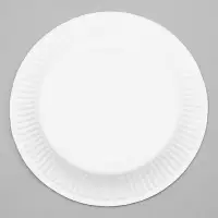 Тарелка одноразовая бумажная Happy Birthday, 18 см