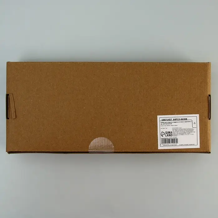 Подставка из гипса. Набор для создания поддона с красками &laquo;Шестиугольник&raquo;