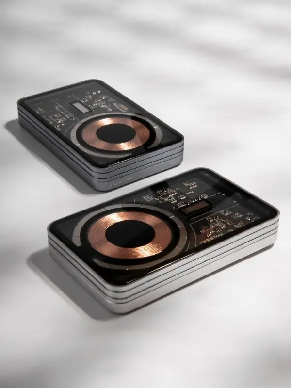 Магнитный беспроводной аккумулятор Cooper Ergo 5000 мАч, серебристый