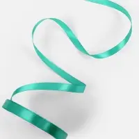Лента атласная, 10 мм, 23&plusmn;1 м, бирюзовая №54