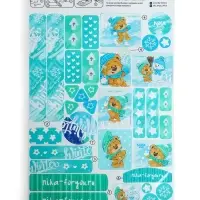 Снегокат &laquo;Тимка спорт 6Д&raquo; с забавными медвежатами, с двумя спинками, с родительской ручкой, бирюзовый, ТС6Д/ЗМ Nika