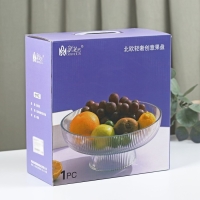 Ваза для фруктов &laquo;Камелия&raquo;, 26,3&times;11 см, цвет прозрачный