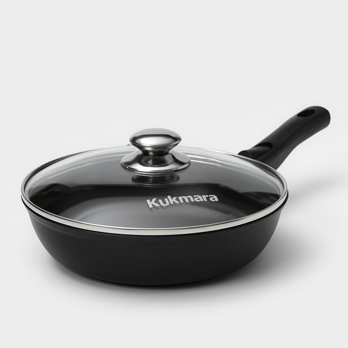 Набор кухонной посуды &laquo;Традиция №1&raquo;, антипригарное покрытие, крышка, цвет чёрный