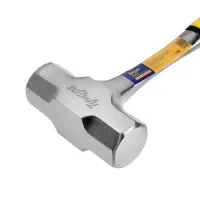 Кувалда ТУНДРА ПРОФИ, цельнокованая, двухкомпонентная рукоятка, 2 кг