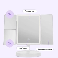 Косметическое зеркало с подсветкой КТ-4169 - 5 Вт