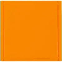 Лейбл из ПВХ Dzeta, L, оранжевый неон