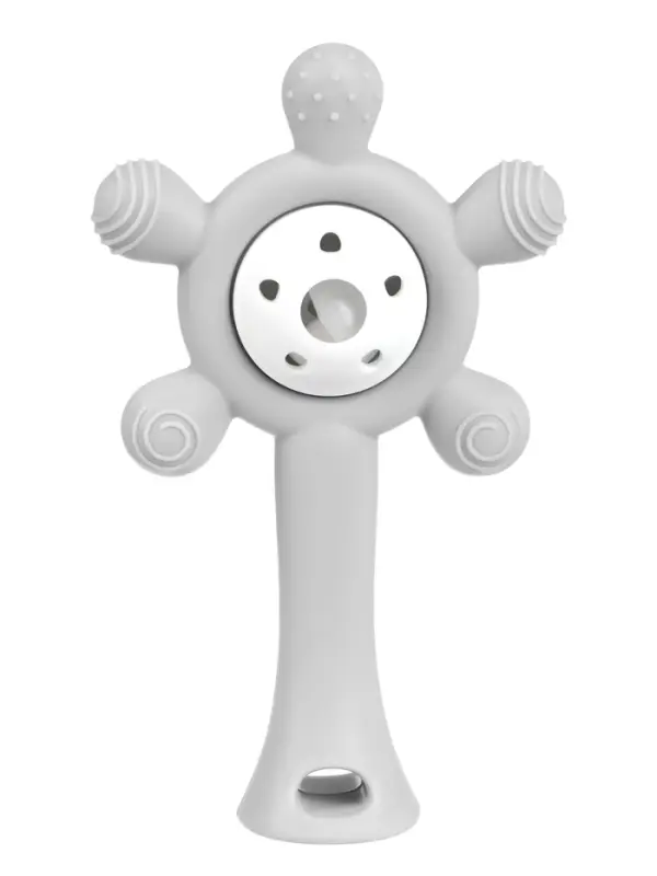 Набор силиконовых прорезывателей для зубов &laquo;Банан, погремушка&raquo;, 2 шт., Крошка Я