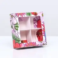 Коробка для 4 конфеты, &laquo;Ты лучшая&raquo; 12.6&times;12.6&times;3.5 см