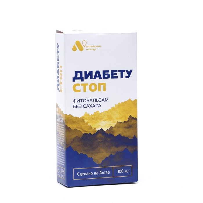 Фитобальзам &laquo;Сахар в норме&raquo;, без сахара, 100 мл.