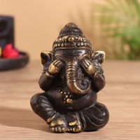 Сувенир бронза "Ганеша" 6х5х8 см