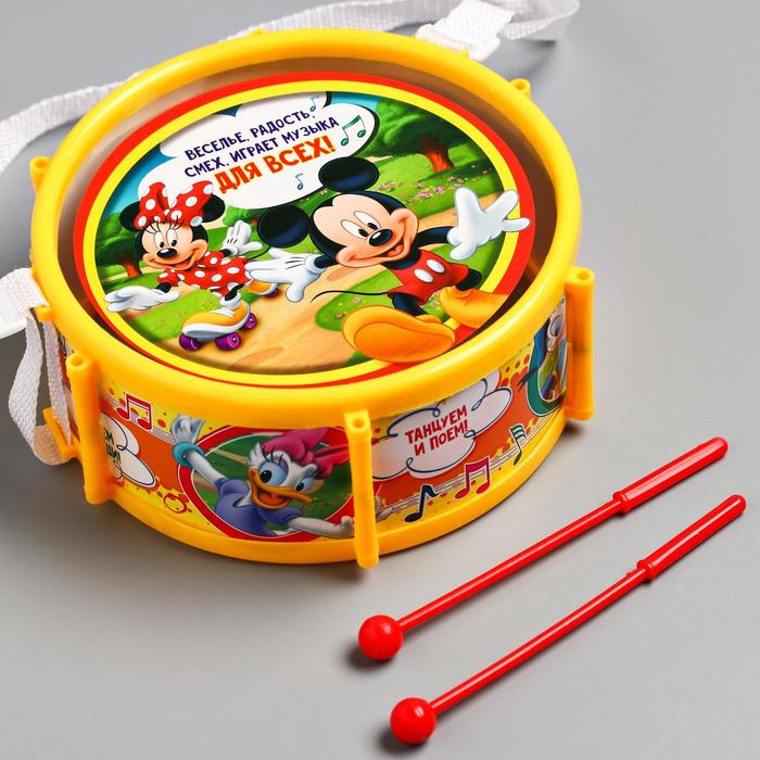 Барабан &laquo;Микки Маус и друзья: Весёлые ноты&raquo;, МИКС