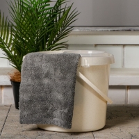 Салфетка из мягкой микрофибры пушистая, полирующая, супервпитывающая 40 х 40 см, 400 г/м&sup2;