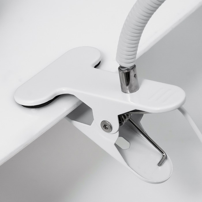 Светильник настольный на прищепке "Офисный белый" 24LED USB 11х7,5х60,5 см RISALUX