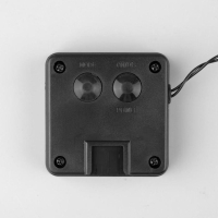 Гирлянда &laquo;Нить&raquo; 4.5 м с насадками &laquo;Цветы&raquo;, IP44, тёмная нить, 30 LED, свечение мульти, 2 режима, солнечная батарея