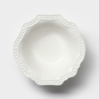 Салатник фарфоровый Magistro &laquo;Сюита&raquo;, 350 мл, d=15,5 см, цвет белый