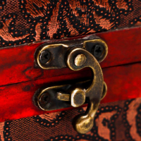 Шкатулка дерево сундучок с ручкой "Ветвь" 9,4х13,8х9,7 см