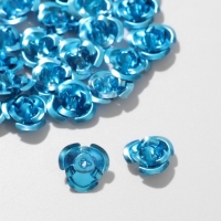 Бусина &laquo;Розочка&raquo;, 12 мм, (набор 30 шт.),цвет голубой
