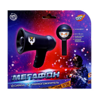 Мегафон &laquo;Полицейский&raquo;, 2 режима: сирена, громкоговоритель, работает от батареек