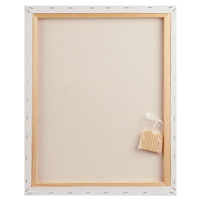 Холст на подрамнике, хлопок 100%, 40 х 50 х 1.8 см, акриловый грунт, мелкозернистый, 280 г/м2 "Студия"