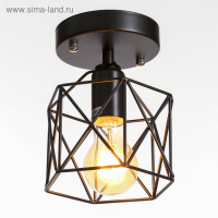 Люстра "Сеть" 1х40Вт Е27 черный 13х13х17 см BayerLux