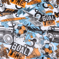 Бумага упаковочная глянцевая Футбол", 70 &times; 100 см,1 лист