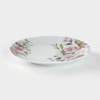 Тарелка фарфоровая &laquo;Верона&raquo;, d=20 см, белая, цвет белый