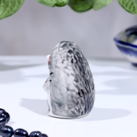 Сувенир гжель &laquo;Ёжик&raquo;, бело-синий,керамика,