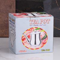 Чайник заварочный из нержавеющей стали &laquo;Султан&raquo;, 0,9 л, 201 сталь, цвет хромированный