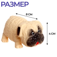 Мялка антистресс тянучка &laquo;Собака&raquo;, с песком, в шоубоксе