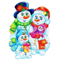 Пазл &laquo;Снеговики&raquo;