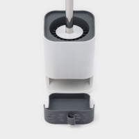 Ёршик для унитаза силиконовый SAVANNA, 10,8&times;42,5 см, цвет серый